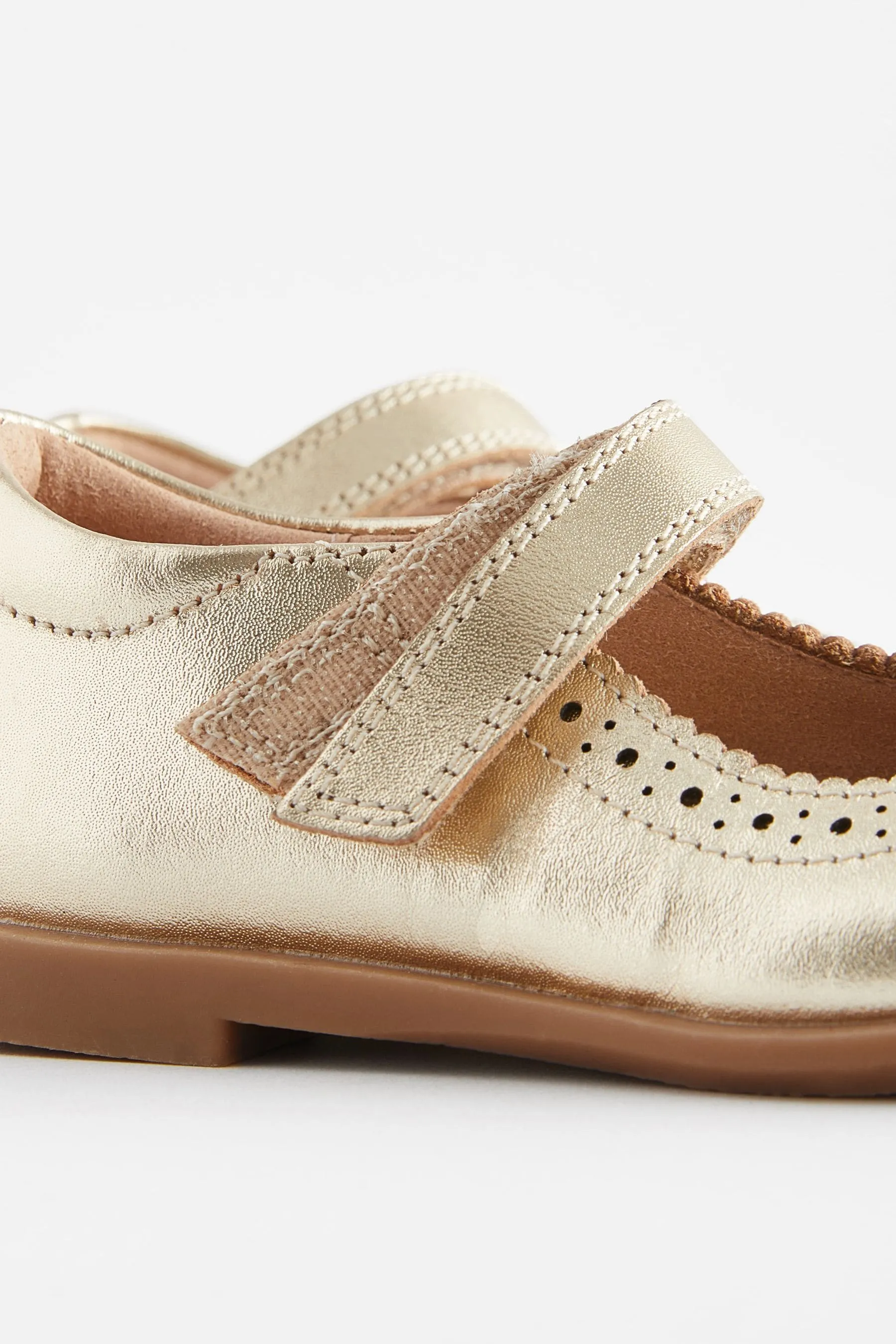 Scarpe brogue Mary Jane in pelle     